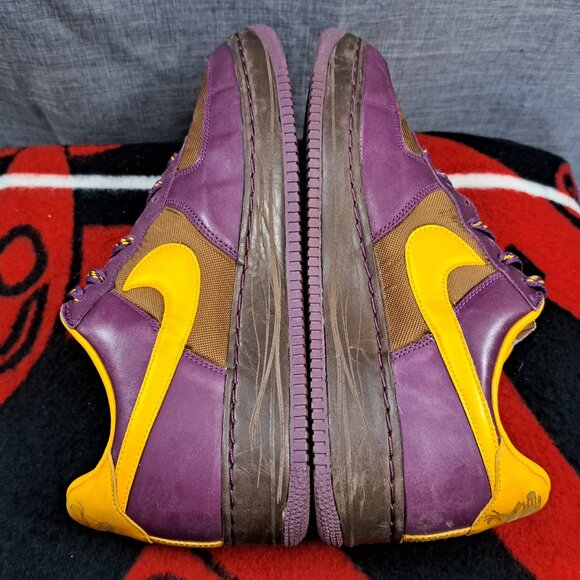 %Size 12 Men Nike Air Force 1 Low Insideout Bison Pro Gold-Vintage A 14 main image 6